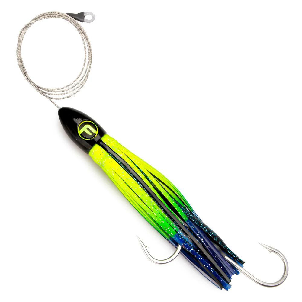 Cable-Rigged Fatboy Lead Medium 9" Trolling Lure Questions & Answers