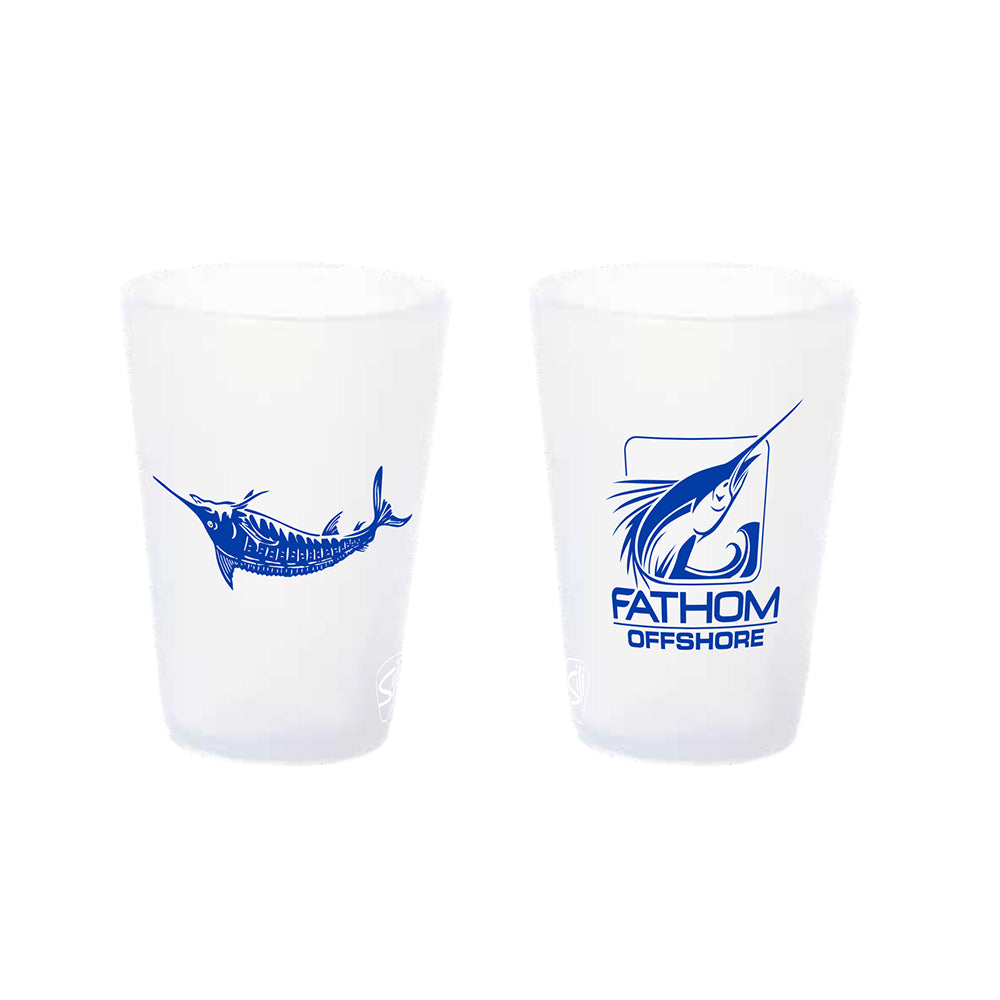 Blue Marlin Silicone Shot Glass