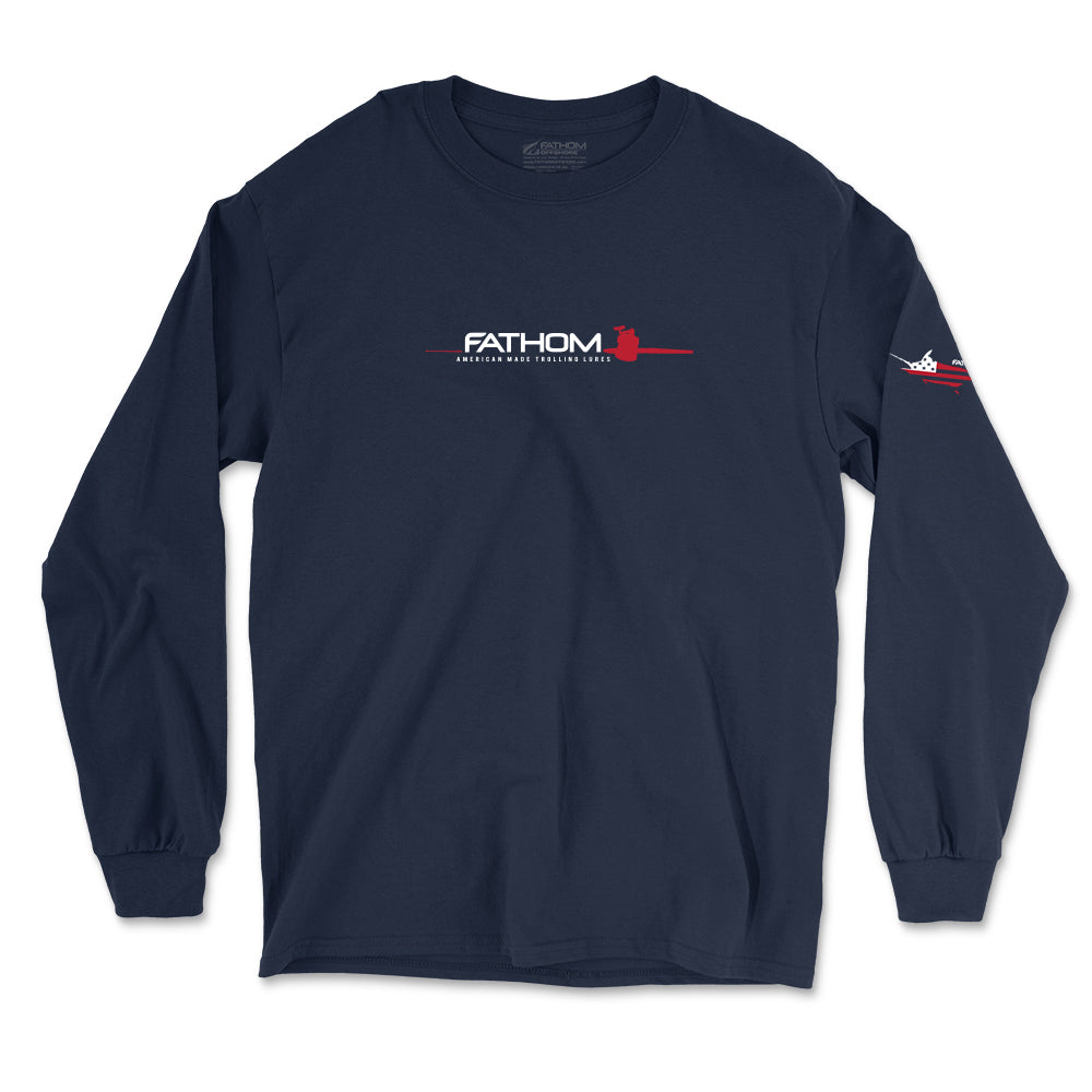 Make Trolling Great Again Long Sleeve Navy