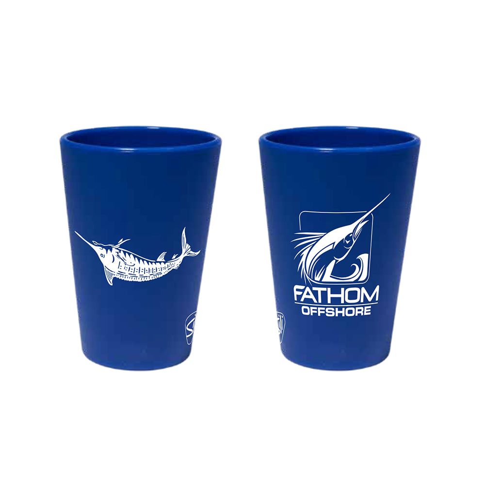 White Marlin Silicone Shot Glass