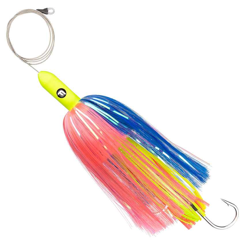 2 Pack Bullet Head Wahoo Killer Cable Rigged trolling Lures