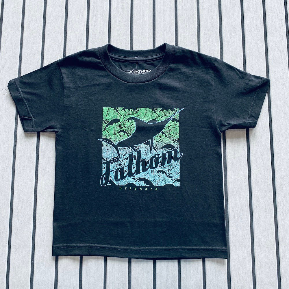 Youth Mahalo Black T-Shirt