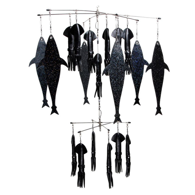 Double Tier Black Flapjack SR Squid Combo 24" + 12" Dredge